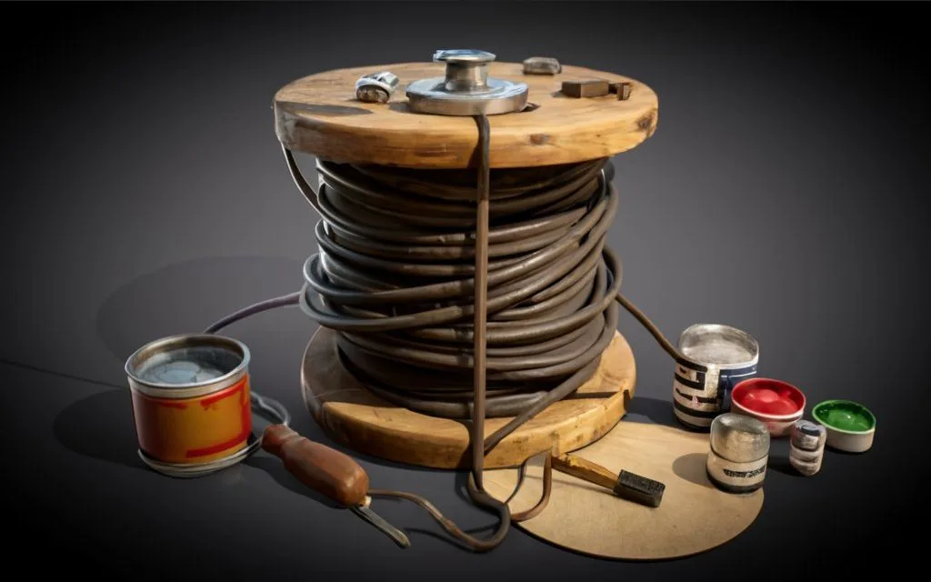 Jak zrobić stolik ze szpuli po kablach